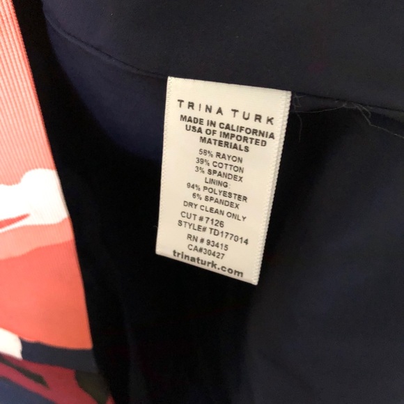 Trina Turk Splendid Bell Sleeve Floral Dress NWT - Picture 6 of 6